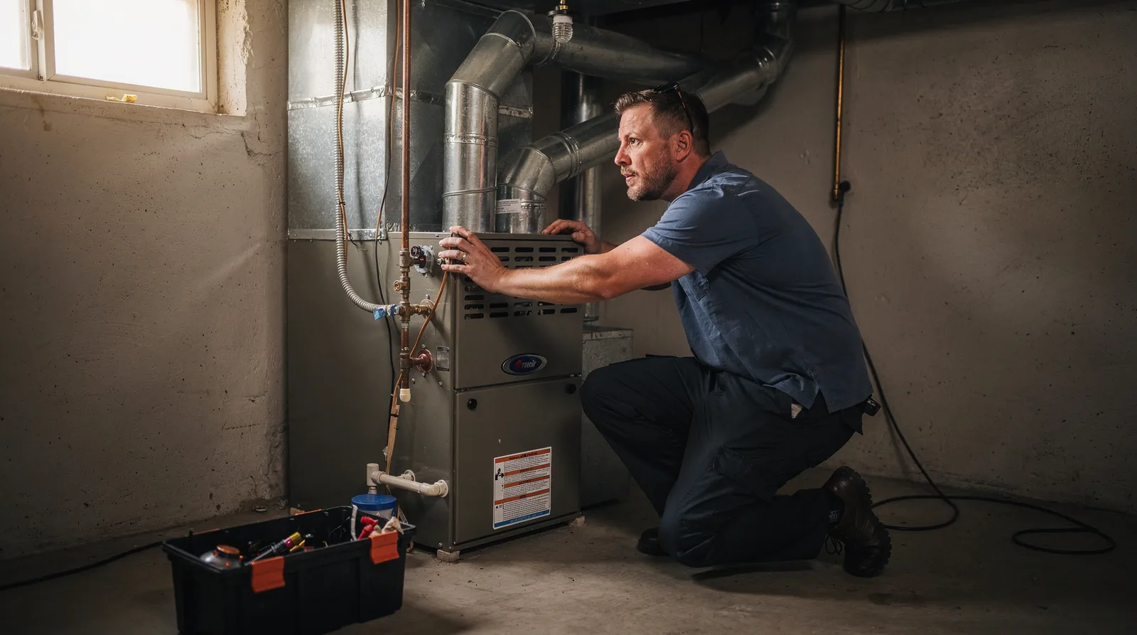 Strange noises from your heating system, like banging or screeching, signal internal problems that need