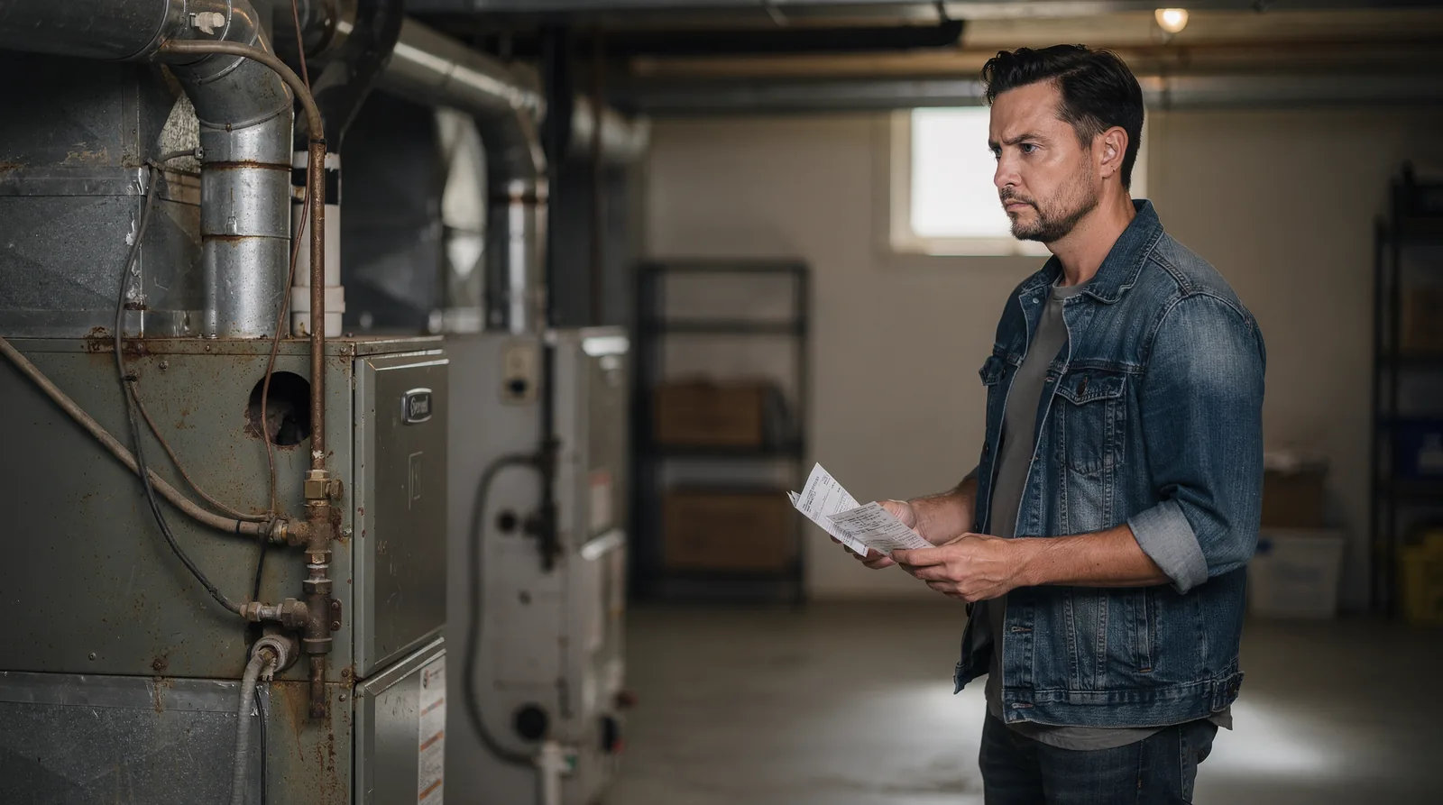 Older heating systems lose efficiency over time, causing energy bills to rise even with regular