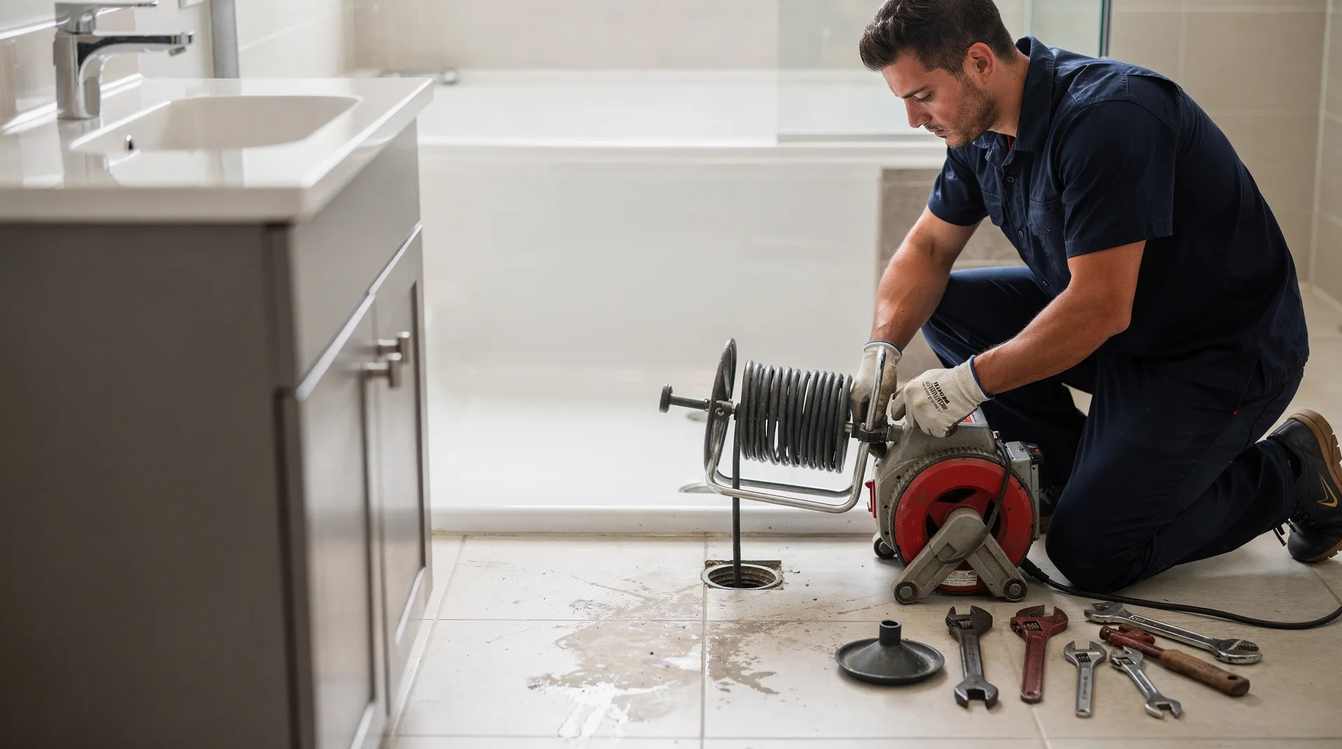 Young's Heating and Cooling provides comprehensive plumbing solutions that include drain cleaning as a core